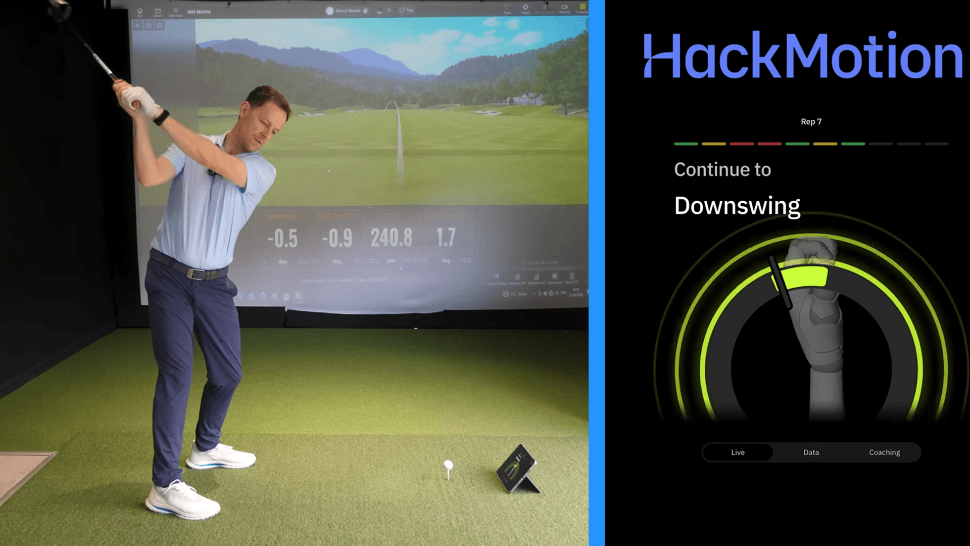 Learn the exact wrist mechanics using Danny's favorite HackMotion drills; required to deliver a square clubface at impact, turning high-stress swings into fairway-finding accuracy.
