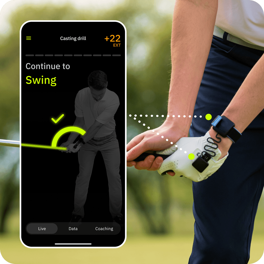 Golf Swing Analyzer & Wrist Angle Training Aid | Hackmotion
