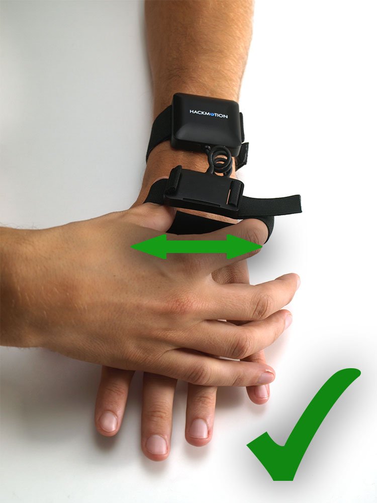 How to Wear the Sensor HackMotion