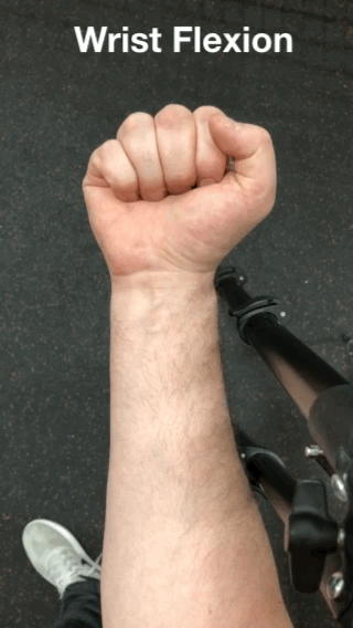wrist flexion