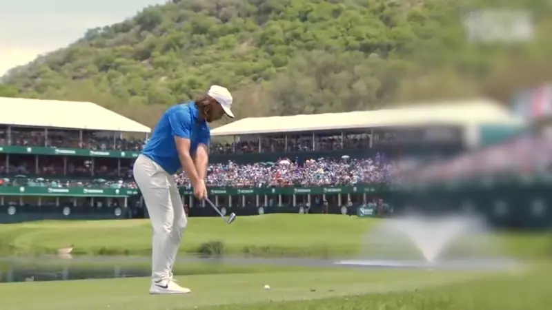 Pro Tour player wrist action in golf swing