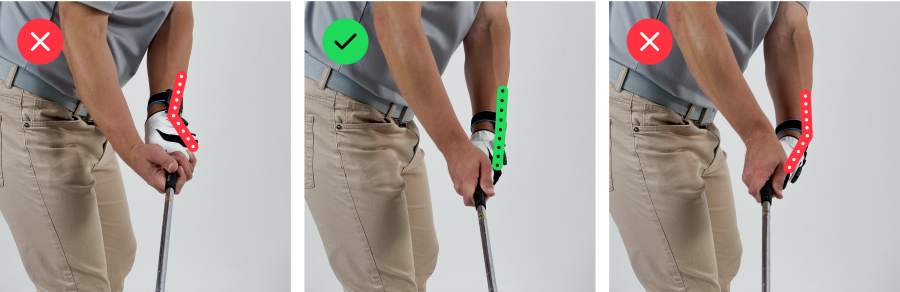 clubface open and closed by wrists in takeaway