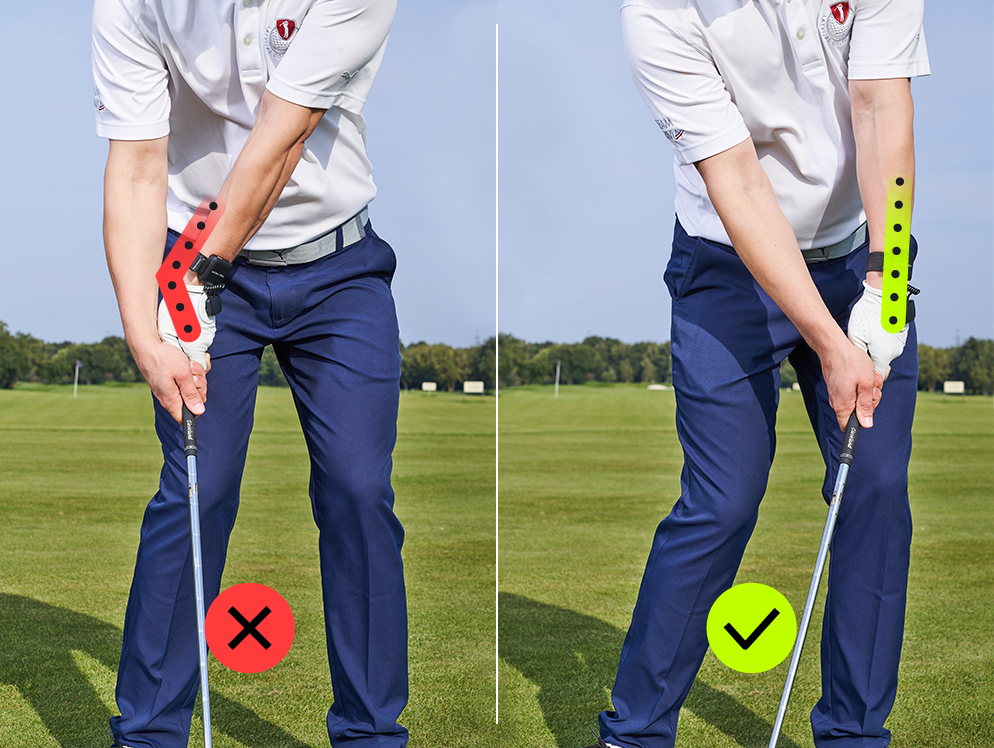 Golf Swing Analyzer & Wrist Angle Training Aid