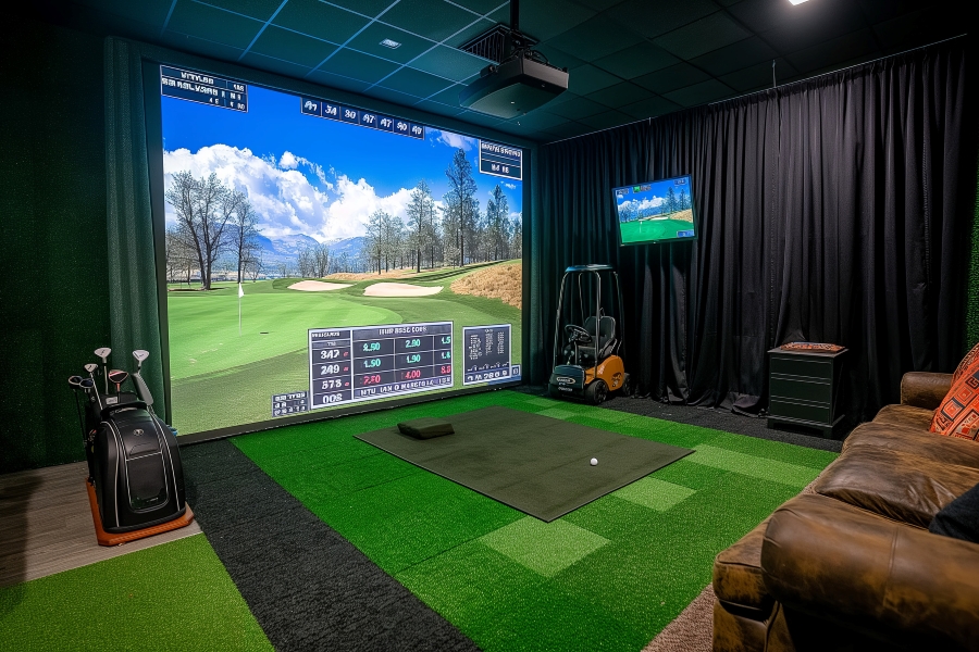 golf simulator at home