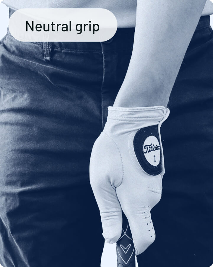 neutral golf grip