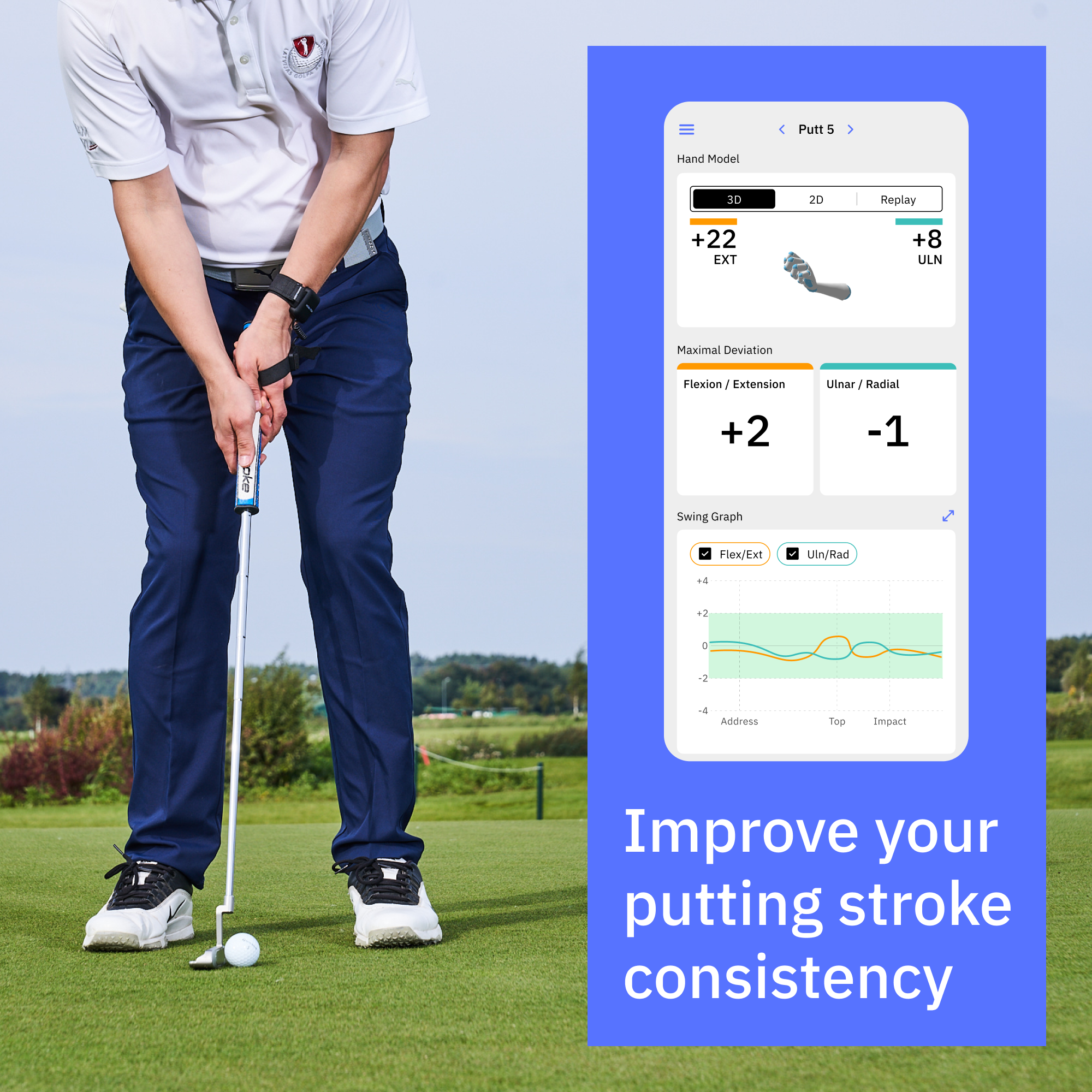 HackMotion Plus: Golf Swing Analyzer & Putting Aid