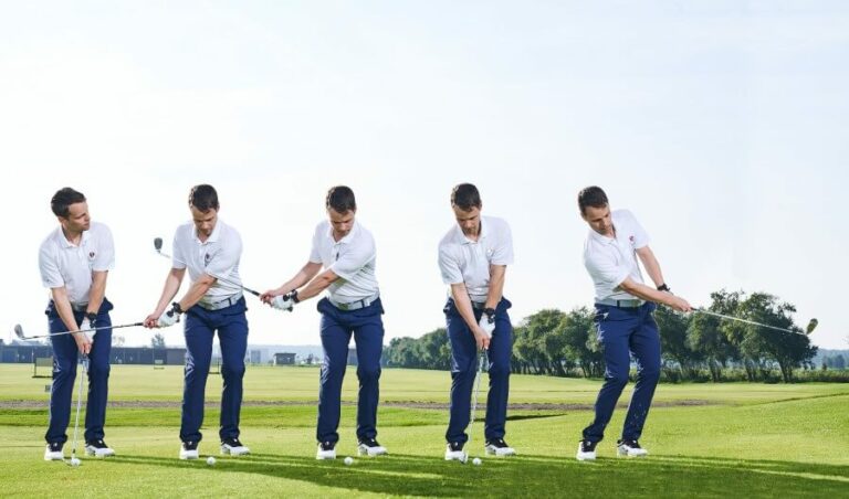 short game shot pitch shot swing sequence