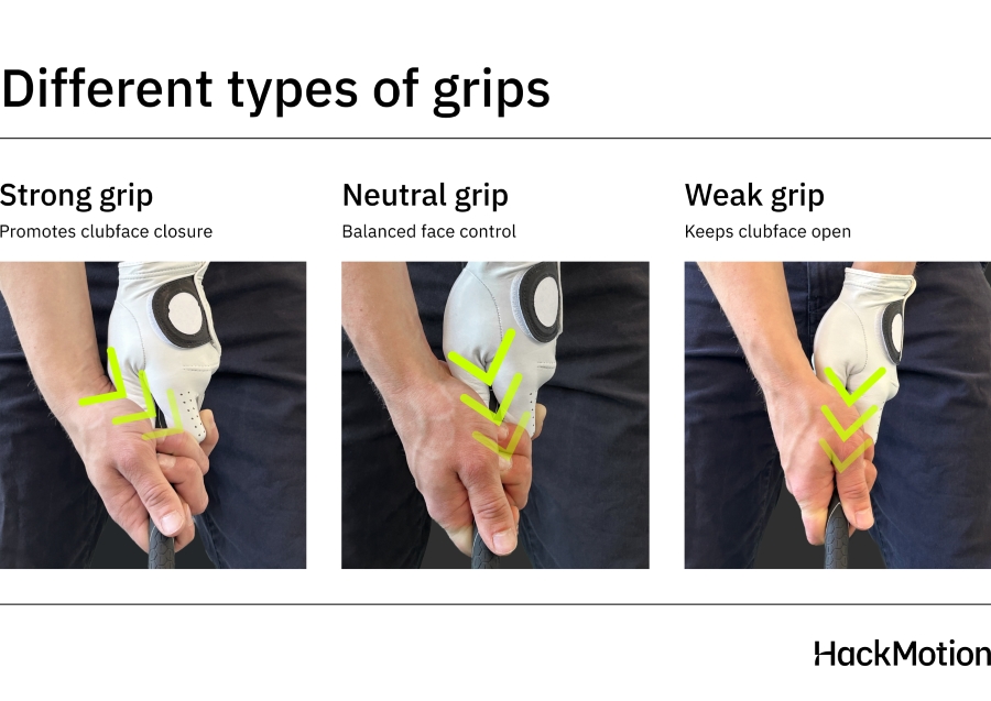 strong vs neutral vs weak grips explained in golf