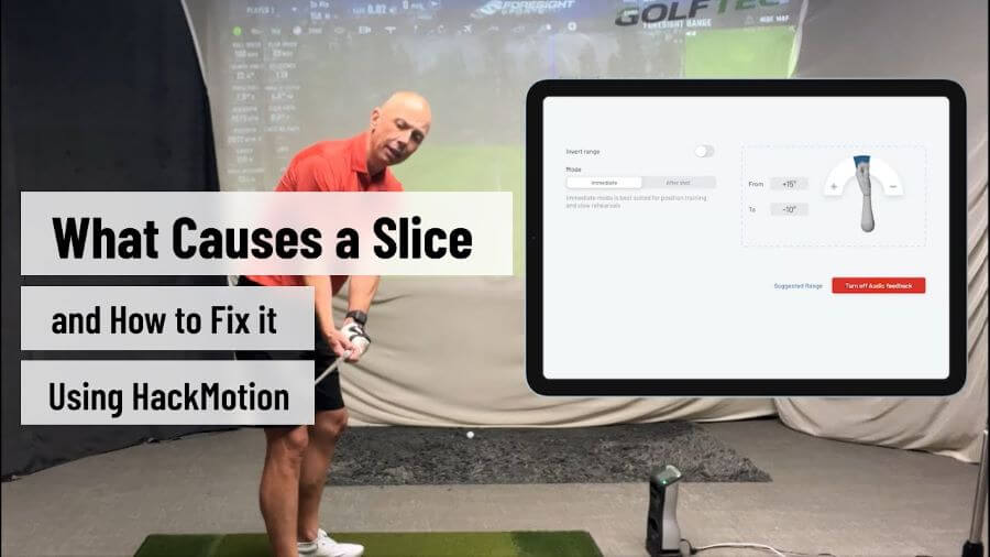 what causes a slice and how to fix it with HackMotion video by Rob Cheney thumbnail